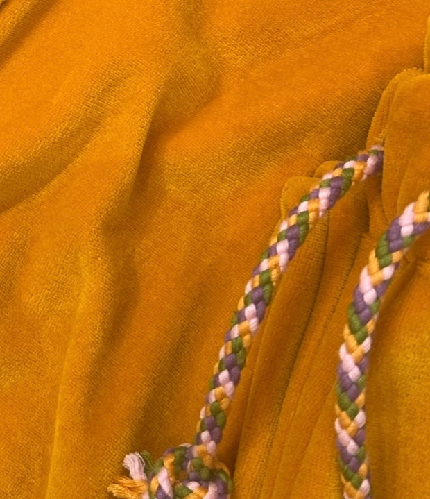 relax wear velor  yellow pants