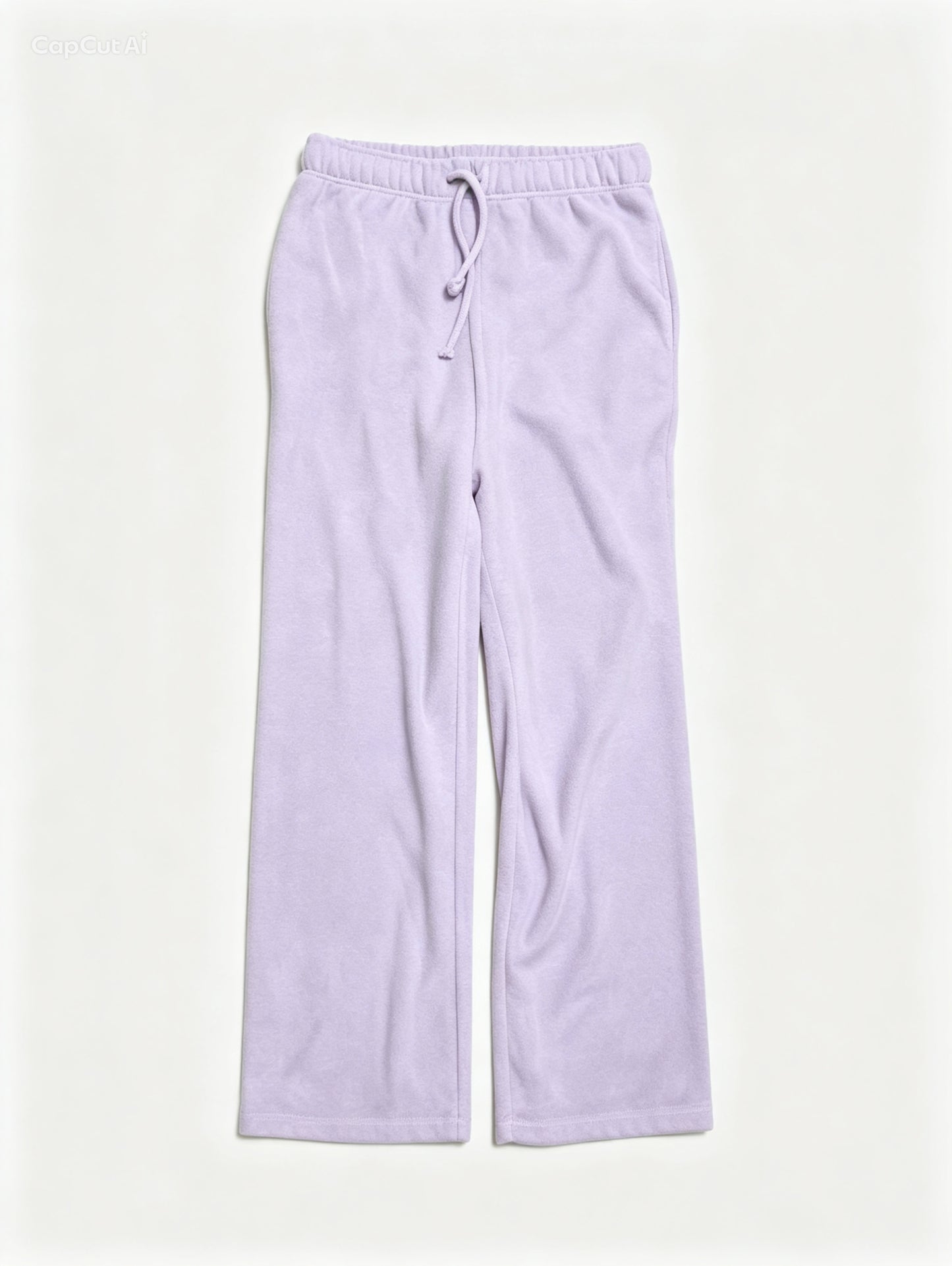 relax wear pile long pants lavender