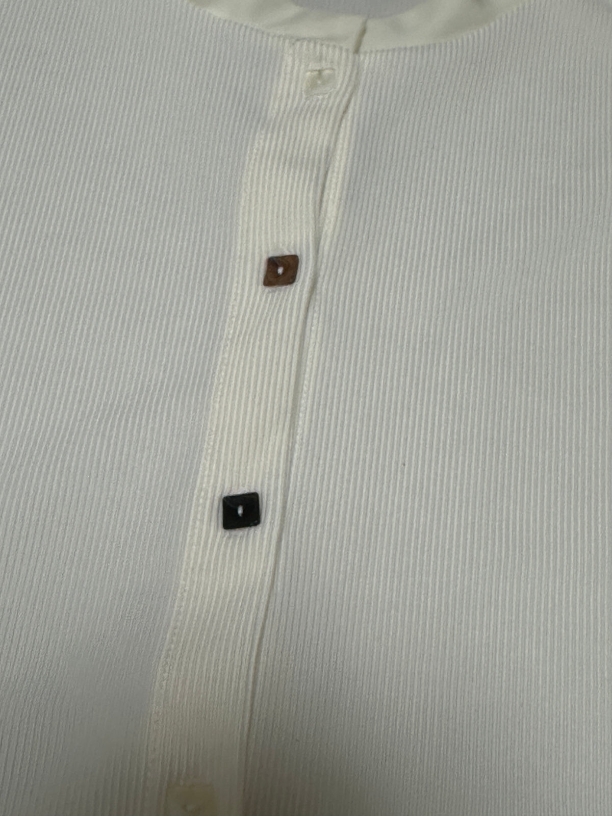 rash guard rib cardigan milk