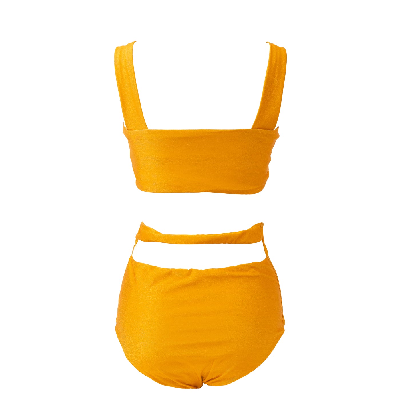 Reversible separate yellow glitter